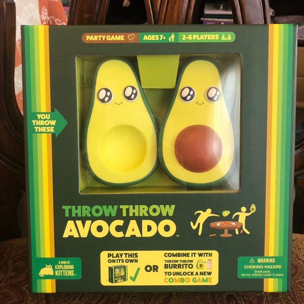 Throw Throw Avocado Party Game
